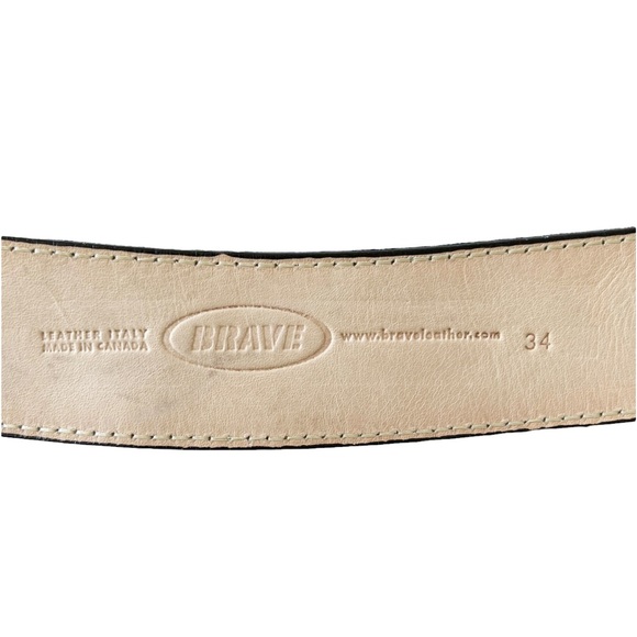 Brave Beltworks Suede Floral Fringe Belt | 34 - Picture 5 of 9